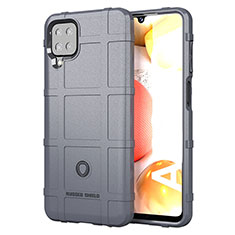 Funda Silicona Ultrafina Goma 360 Grados Carcasa J01S para Samsung Galaxy A12 Nacho Gris