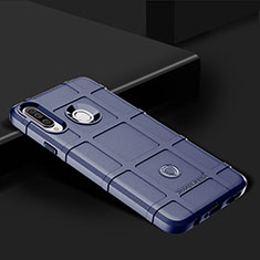 Funda Silicona Ultrafina Goma 360 Grados Carcasa J01S para Samsung Galaxy A20s Azul