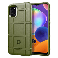 Funda Silicona Ultrafina Goma 360 Grados Carcasa J01S para Samsung Galaxy A31 Verde