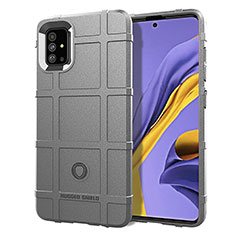 Funda Silicona Ultrafina Goma 360 Grados Carcasa J01S para Samsung Galaxy A51 5G Gris