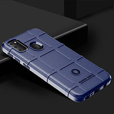Funda Silicona Ultrafina Goma 360 Grados Carcasa J01S para Samsung Galaxy M21 Azul