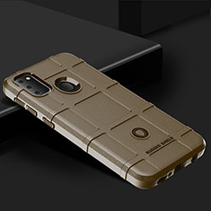 Funda Silicona Ultrafina Goma 360 Grados Carcasa J01S para Samsung Galaxy M21 Marron