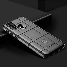 Funda Silicona Ultrafina Goma 360 Grados Carcasa J01S para Samsung Galaxy M21s Negro