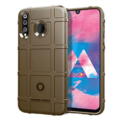 Funda Silicona Ultrafina Goma 360 Grados Carcasa J01S para Samsung Galaxy M30 Marron