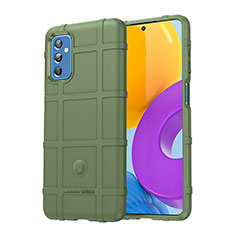 Funda Silicona Ultrafina Goma 360 Grados Carcasa J01S para Samsung Galaxy M52 5G Verde