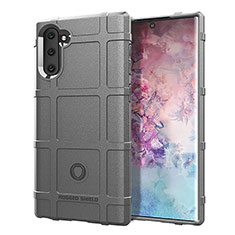 Funda Silicona Ultrafina Goma 360 Grados Carcasa J01S para Samsung Galaxy Note 10 5G Gris