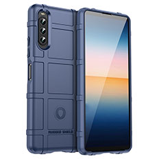 Funda Silicona Ultrafina Goma 360 Grados Carcasa J01S para Sony Xperia 10 IV Azul