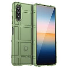 Funda Silicona Ultrafina Goma 360 Grados Carcasa J01S para Sony Xperia 10 IV Verde