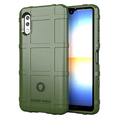 Funda Silicona Ultrafina Goma 360 Grados Carcasa J01S para Sony Xperia Ace II Verde