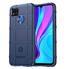 Funda Silicona Ultrafina Goma 360 Grados Carcasa J01S para Xiaomi Redmi 9 India Azul