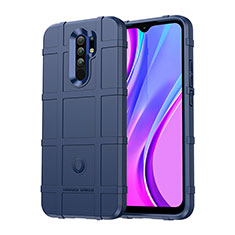 Funda Silicona Ultrafina Goma 360 Grados Carcasa J01S para Xiaomi Redmi 9 Prime India Azul