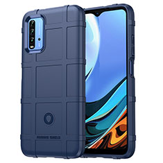 Funda Silicona Ultrafina Goma 360 Grados Carcasa J01S para Xiaomi Redmi 9T 4G Azul