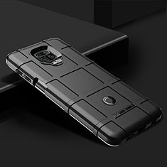 Funda Silicona Ultrafina Goma 360 Grados Carcasa J01S para Xiaomi Redmi Note 9 Pro Max Negro