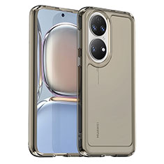 Funda Silicona Ultrafina Goma 360 Grados Carcasa J02S para Huawei P50 Pro Gris