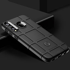 Funda Silicona Ultrafina Goma 360 Grados Carcasa J02S para Samsung Galaxy A40s Negro