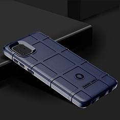 Funda Silicona Ultrafina Goma 360 Grados Carcasa J02S para Samsung Galaxy A81 Azul
