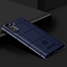 Funda Silicona Ultrafina Goma 360 Grados Carcasa J02S para Samsung Galaxy Note 10 5G Azul