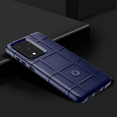 Funda Silicona Ultrafina Goma 360 Grados Carcasa J02S para Samsung Galaxy S20 Ultra 5G Azul
