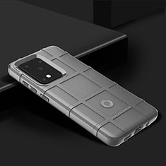 Funda Silicona Ultrafina Goma 360 Grados Carcasa J02S para Samsung Galaxy S20 Ultra Gris