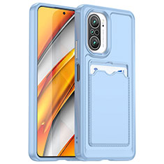 Funda Silicona Ultrafina Goma 360 Grados Carcasa J02S para Xiaomi Mi 11X Pro 5G Azul