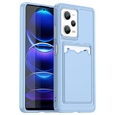Funda Silicona Ultrafina Goma 360 Grados Carcasa J02S para Xiaomi Poco X5 5G Azul