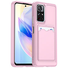 Funda Silicona Ultrafina Goma 360 Grados Carcasa J02S para Xiaomi Redmi Note 11 5G Rosa