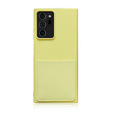 Funda Silicona Ultrafina Goma 360 Grados Carcasa MJ1 para Samsung Galaxy Note 20 Ultra 5G Amarillo