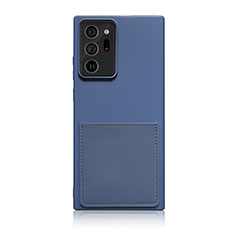 Funda Silicona Ultrafina Goma 360 Grados Carcasa MJ1 para Samsung Galaxy Note 20 Ultra 5G Azul