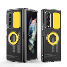 Funda Silicona Ultrafina Goma 360 Grados Carcasa MJ1 para Samsung Galaxy Z Fold4 5G Amarillo