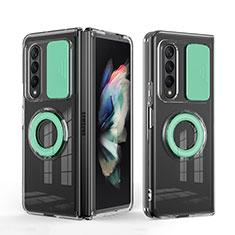 Funda Silicona Ultrafina Goma 360 Grados Carcasa MJ1 para Samsung Galaxy Z Fold4 5G Menta Verde