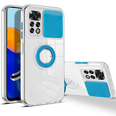 Funda Silicona Ultrafina Goma 360 Grados Carcasa MJ1 para Xiaomi Redmi Note 11 4G (2022) Azul