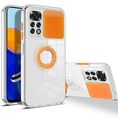 Funda Silicona Ultrafina Goma 360 Grados Carcasa MJ1 para Xiaomi Redmi Note 11 4G (2022) Naranja