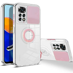 Funda Silicona Ultrafina Goma 360 Grados Carcasa MJ1 para Xiaomi Redmi Note 11 4G (2022) Rosa