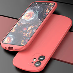 Funda Silicona Ultrafina Goma 360 Grados Carcasa N01 para Apple iPhone 12 Rojo