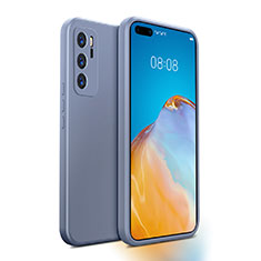 Funda Silicona Ultrafina Goma 360 Grados Carcasa N01 para Huawei P40 Gris Lavanda