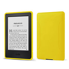 Funda Silicona Ultrafina Goma 360 Grados Carcasa para Amazon Kindle 6 inch Amarillo