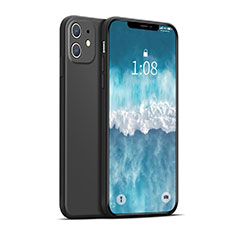 Funda Silicona Ultrafina Goma 360 Grados Carcasa para Apple iPhone 12 Mini Negro