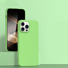 Funda Silicona Ultrafina Goma 360 Grados Carcasa para Apple iPhone 14 Pro Max Menta Verde