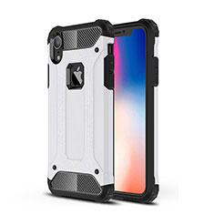 Funda Silicona Ultrafina Goma 360 Grados Carcasa para Apple iPhone XR Blanco