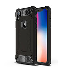 Funda Silicona Ultrafina Goma 360 Grados Carcasa para Apple iPhone XR Negro