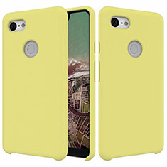 Funda Silicona Ultrafina Goma 360 Grados Carcasa para Google Pixel 3 XL Amarillo