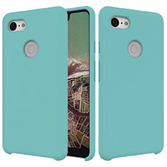 Funda Silicona Ultrafina Goma 360 Grados Carcasa para Google Pixel 3 XL Cian