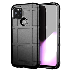 Funda Silicona Ultrafina Goma 360 Grados Carcasa para Google Pixel 5 Negro