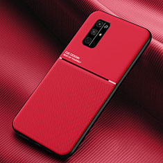 Funda Silicona Ultrafina Goma 360 Grados Carcasa para Huawei Honor 30S Rojo