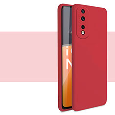 Funda Silicona Ultrafina Goma 360 Grados Carcasa para Huawei Honor 80 Pro Flat 5G Rojo