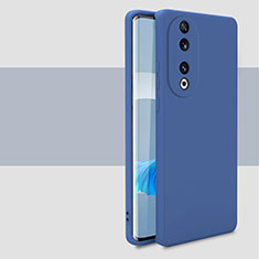 Funda Silicona Ultrafina Goma 360 Grados Carcasa para Huawei Honor 90 5G Azul