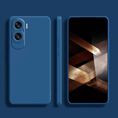 Funda Silicona Ultrafina Goma 360 Grados Carcasa para Huawei Honor 90 Lite 5G Azul