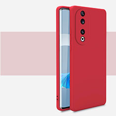 Funda Silicona Ultrafina Goma 360 Grados Carcasa para Huawei Honor 90 Pro 5G Rojo