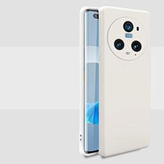 Funda Silicona Ultrafina Goma 360 Grados Carcasa para Huawei Honor Magic5 Pro 5G Blanco
