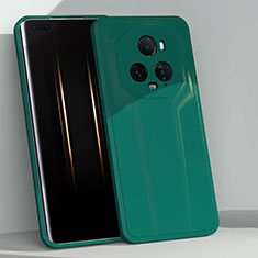 Funda Silicona Ultrafina Goma 360 Grados Carcasa para Huawei Honor Magic5 Ultimate 5G Verde